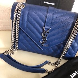 saint laurent medium envelope chain bag